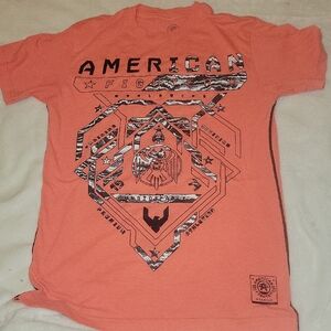 American Fighter Orange Graphic Tee
